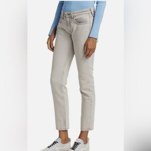 $385 Rag & Bone Dre Light Gray DRE Boyfriend Jeans 33 New with tags